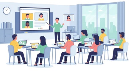 Diverse group learning online