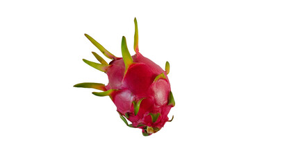 Dragon fruit isolated on Transparent background.