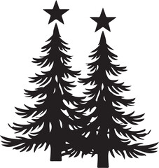 Fototapeta premium Festive Tree Earring Bundle