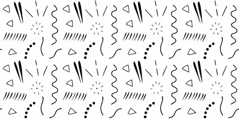 seamless pattern with musical notes