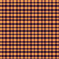 Halloween Gingham Fabric Pattern Lines Vector Abstract Stripe Texture suitable for Textiles Print Medium
