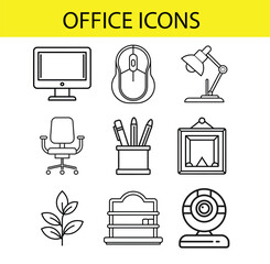 office icons set
