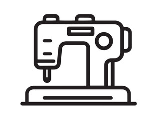 Innovative Welding Machine Icon with Modern Line Vector Art