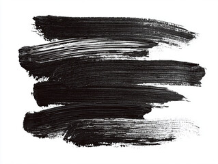 Set of Brush strokes, abstract, grunge texture.