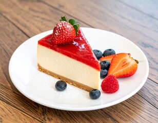 dessert, cake, food, fruit, sweet, strawberry, cream, berry, pastry, raspberry, plate, tart, fresh, pie, delicious, cheesecake, white, gourmet, red, berries, chocolate, breakfast, sugar, strawberries,