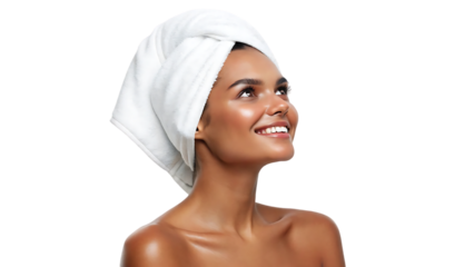 portrait of a beautiful smiling businesswoman in a suit wearing glasses isolated on white background isolated on white or isolated on transparent background, cut out PNG