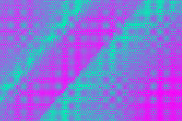 Bitmap pattern background. Retro pixel game dither effect. Abstract digital gradient vector bg. Noisy glitch blue and pink bright 2d gradation.