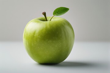 a fresh green apple