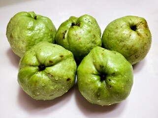 Fresh and healthy Guava fruit, a delicious diet fruit