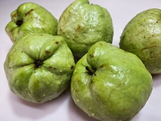 Fresh and healthy Guava fruit, a delicious diet fruit