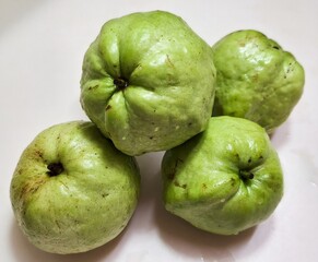 Fresh and healthy Guava fruit, a delicious diet fruit