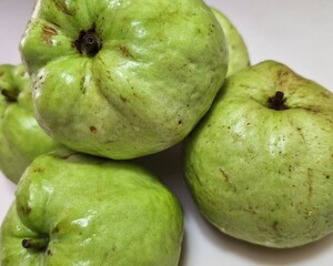 Fresh and healthy Guava fruit, a delicious diet fruit