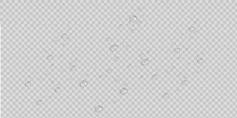 Glossy Water Drop Realistic Vector PNG
