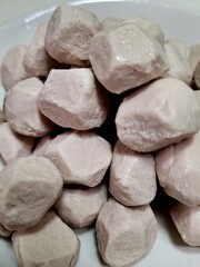 Close up pile of meatball
