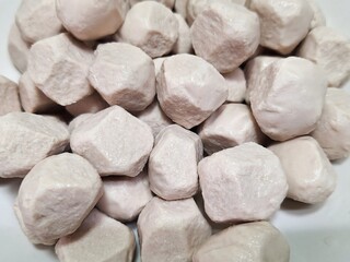 Close up pile of meatball