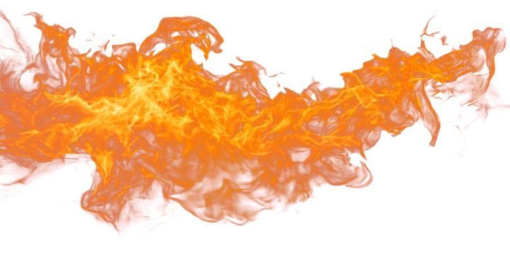 A transparent fiery, intense graphic of a blazing fireplace. The hot light is an abstract splash of orange and yellow