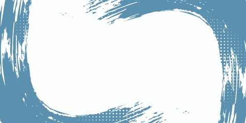 Abstract Blue Diagonal Line Grunge Texture In White Background