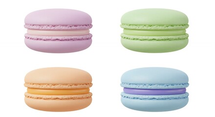Colorful macarons