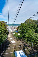 夏の松山城