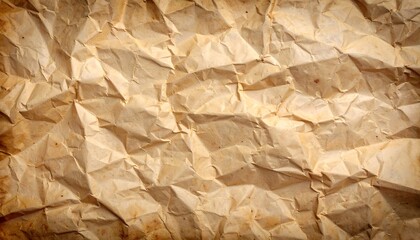 Obraz premium Crinkled vintage paper texture
