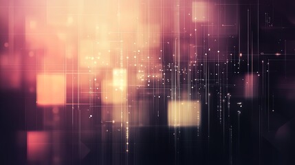 Abstract colorful red background with glowing lights