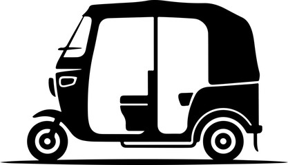 CNG Car Silhouette Vector Art