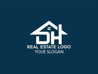 Luxury Building, home, real estate, logo template with unique concept	