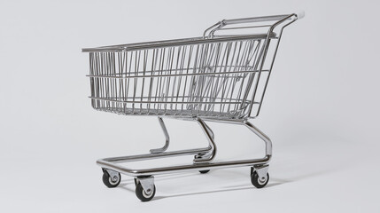 shopping cart isolated on white background