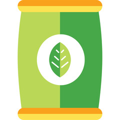 Fertilizer Bag Vector Flat Illustration