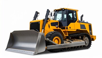 Fototapeta premium excavator on a white background