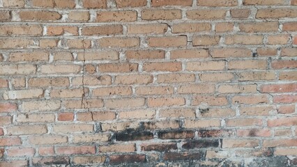 Classic Horizontal Red Brick Wall Pattern: Solid Backdrop for Construction and Design Presentations