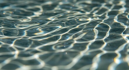 Abstract Water Surface Texture with Light Reflections
