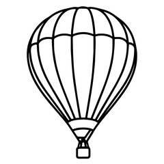 Obraz premium hot air balloon vector illustration
