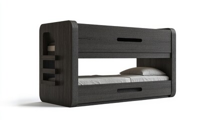 Sleek Modern Bunk Bed Design for Stylish Children's Rooms