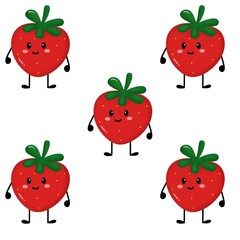 Cheerful Strawberry Friends Set
