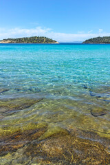 Sithonia coastline near Lagonisi Beach, Chalkidiki, Greece