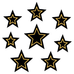 Obraz premium Stars set multiple styles