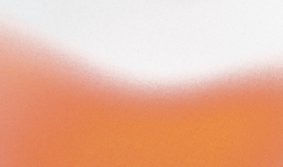 Orange color grainy gradient shape transparent background. Abstract color gradient cutout on transparent background. Vibrant grungy, noise texture effect