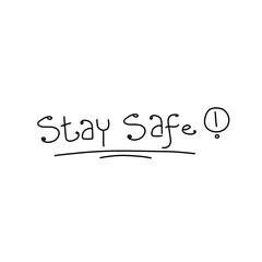 stay safe sign icon