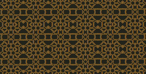 Elegant Islamic Ornamental Seamless Patterns for Artistic Decoration & Fabric Backgrounds