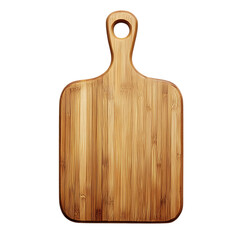 Elegant bamboo cutting board with handle png