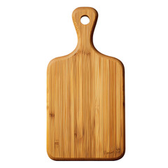 Elegant bamboo cutting board with handle png