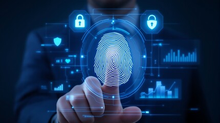 Fingerprint scanning technology for security authentication and biometric identification system