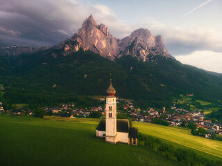 Church of Saint Valentin in the mountains