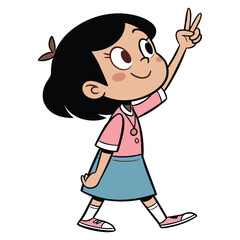 Happy smiling cartoon children and adults drawing with paintbrushes and palettes