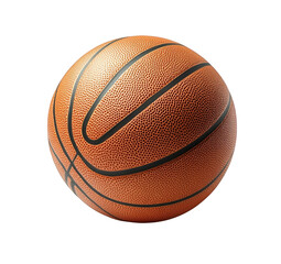 Obraz premium Basketball isolated on transparent background
