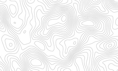 Fototapeta premium Topographic map. Geographic mountain relief. Abstract lines background. Contour maps. Vector illustration.