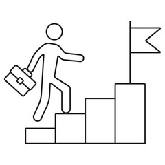 Career Icon, Career Development Plan, Career Growth Framework, Career Pathway Guide, Career Advancement Strategy, Career Success Manual, vector