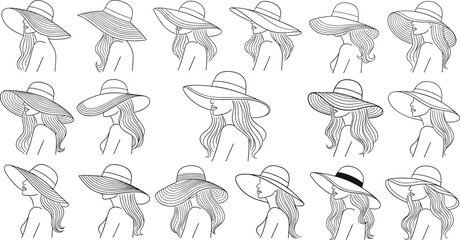 Here&rsquo;s your Adobe Stock&ndash;optimized set for the second hat illustration, tuned for maximum discoverability in the fashion and vector art categories