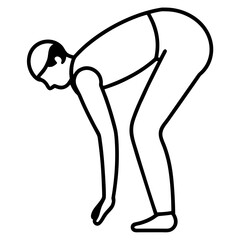 vector illustration of a woman in a swimsuit